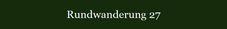 Rundwanderung 27